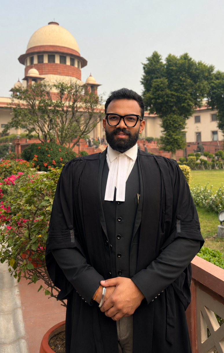 Portrait of Advocate Yuvraj Jaiswal